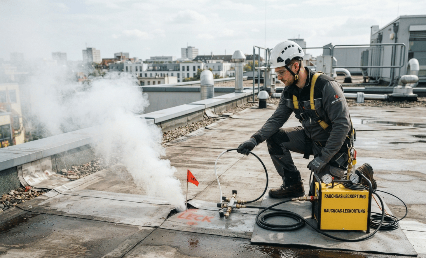 Rauchgas Rauchgas Ortung